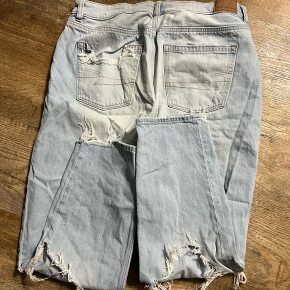 🌸👖💖American Eagle Outfitters Women's mom Blue Jeans size -10 - Picture 6 of 7